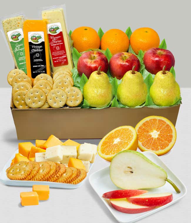 Premier Fruit &amp; Cheese Gift