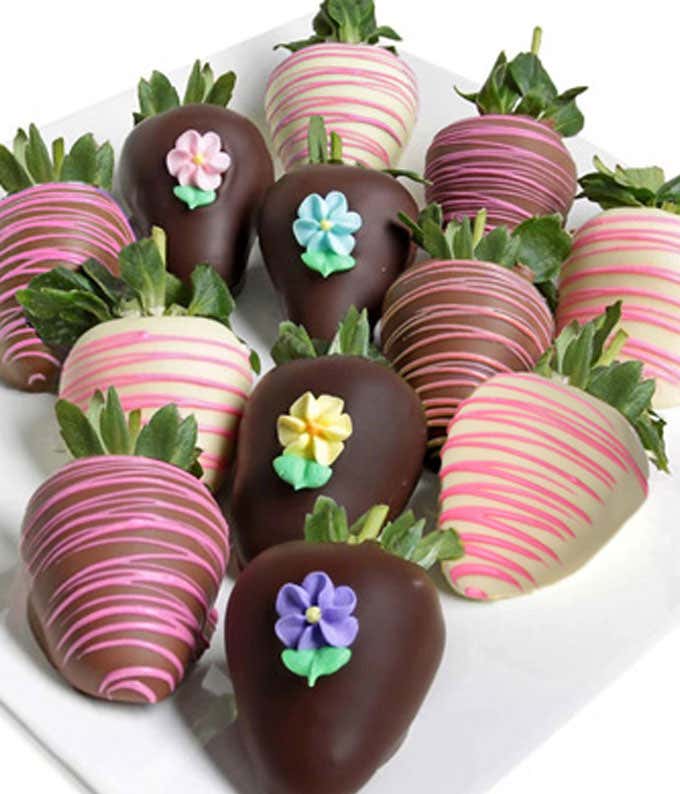 Flower Power - Belgian Chocolate Covered Strawberries