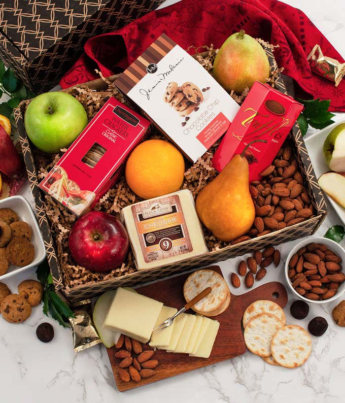 Fruit & Cheese Snack Gift Box 