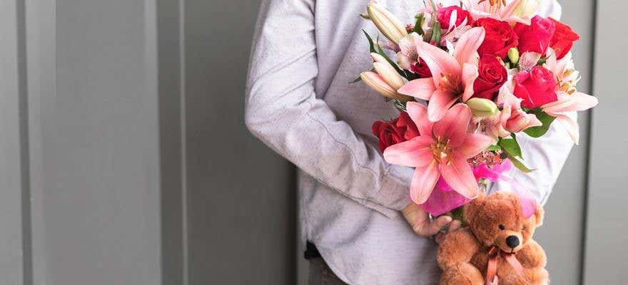 Christmas centerpiece on a holiday table