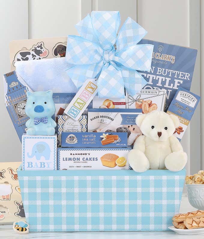 Sweetest New Baby Gift Box - Blue