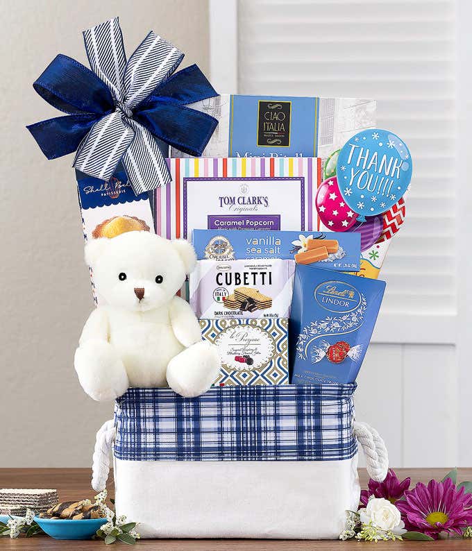 Big Bear Hug Thank You Gift Basket