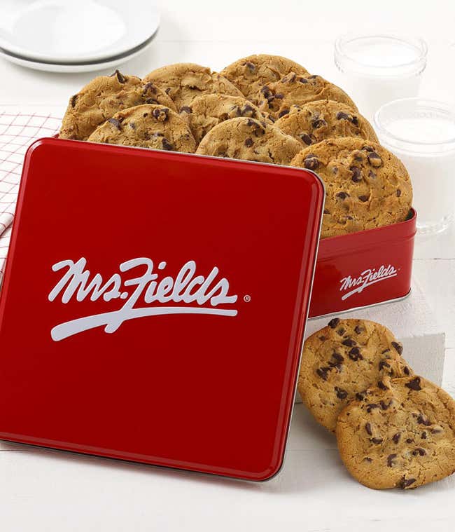 One Dozen Chocolate Chip Cookies Tin