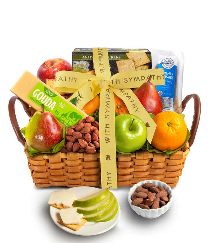 Salami & Cheese Sympathy Gift Basket