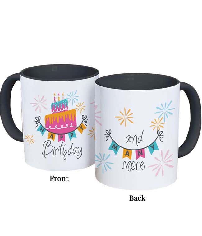 Happy Birthday &amp; Many More Mug