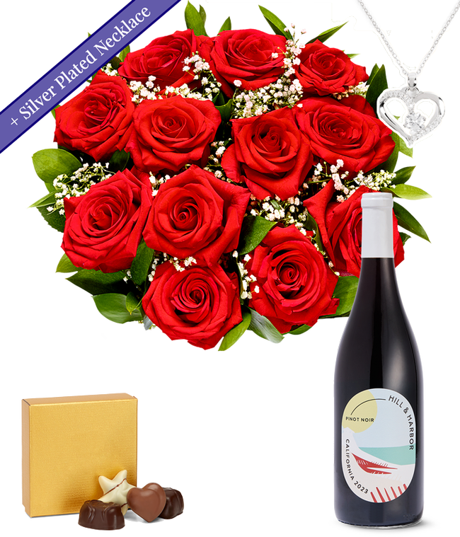 Partial image of True Love Bundle  without vase.