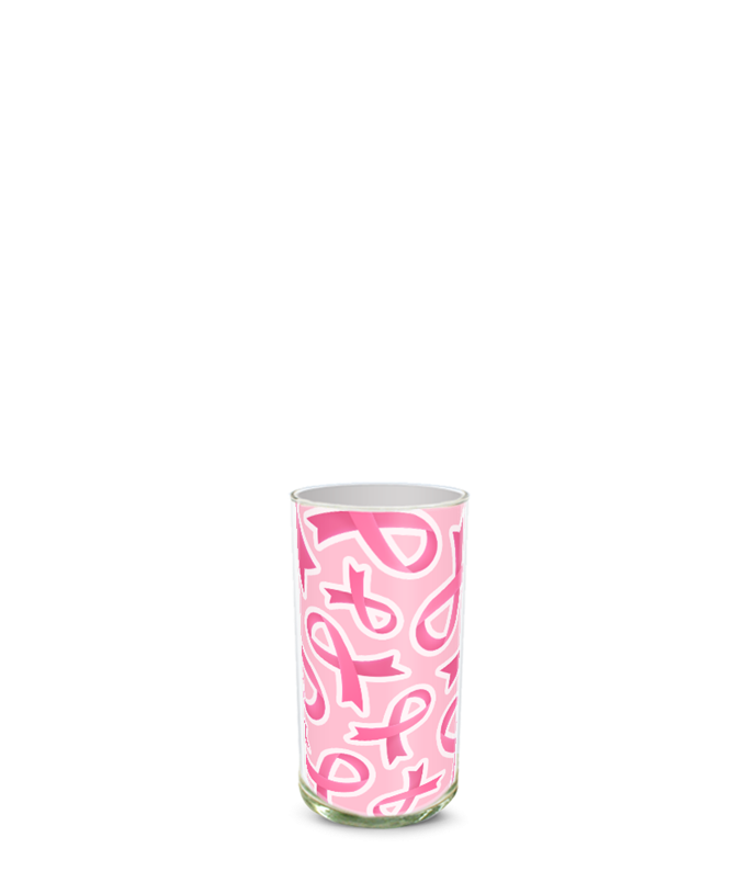 Partial image of Custom Photo Vase without flowers.